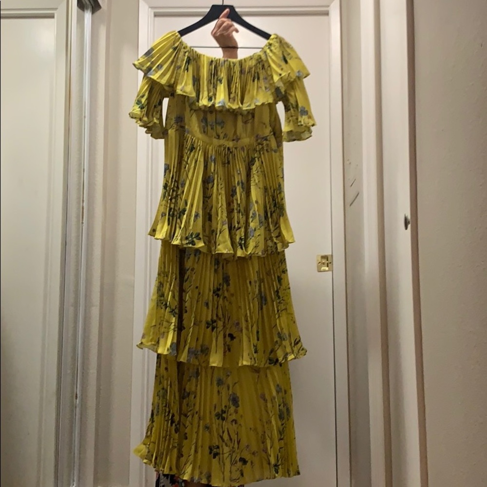 Floral Printed Tiered Dress